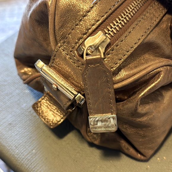 Leather Michael Kors Shoulder Bag - Antique Gold Colour - Picture 4 of 6